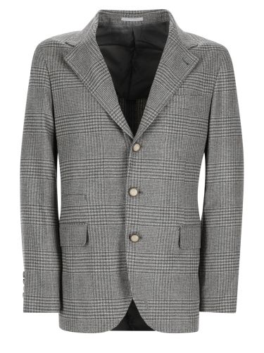 Giacca monopetto in lana - brunello cucinelli - Modalova