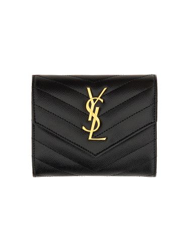 Portafoglio tri-fold "cassandre" - saint laurent - Modalova