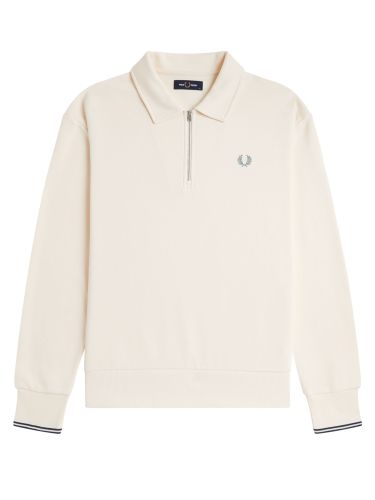 Fred perry felpa con logo e zip - fred perry - Modalova