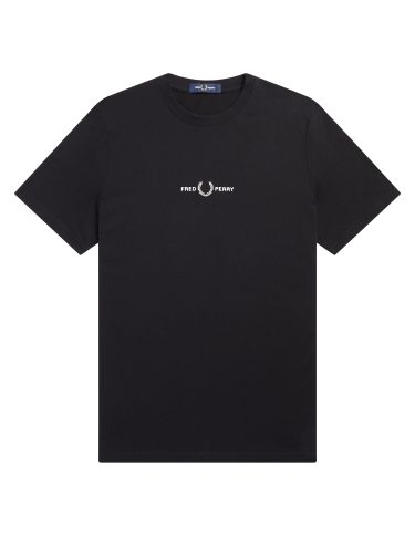 T-shirt con logo ricamato - fred perry - Modalova
