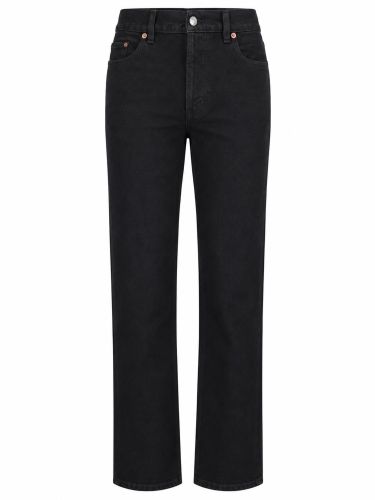 Jeans in denim di cotone - saint laurent - Modalova