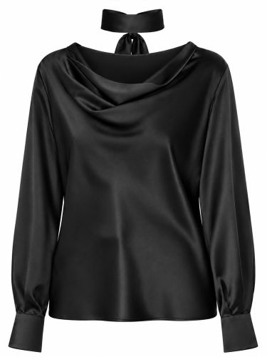Max mara blusa in raso di seta - max mara - Modalova
