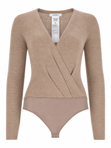Maglia body in filato di cashmere - max mara - Modalova