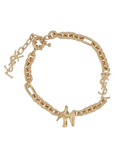 Bracciale con colomba e cassandre - saint laurent - Modalova