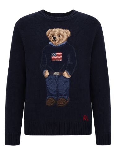 Maglia "bear" in cotone e lino - polo ralph lauren - Modalova