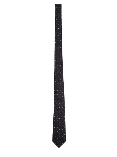 Cravatta in jacquard di seta - saint laurent - Modalova