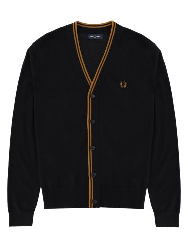 Fred perry cardigan con logo - fred perry - Modalova