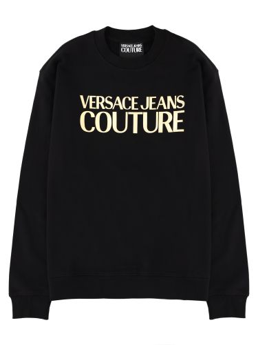 Felpa con logo - versace jeans couture - Modalova