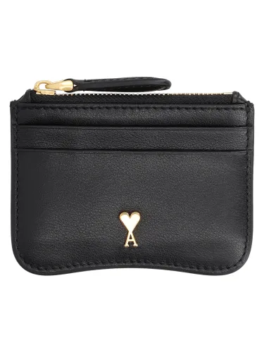 Portacarte "paris paris" con zip - ami paris - Modalova