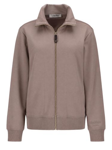 Felpa in jersey di cotone tecnico - s max mara - Modalova