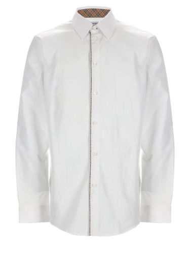 Camicia con finiture "check" - burberry - Modalova
