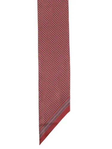 Sciarpa lavallière in twill di seta - saint laurent - Modalova