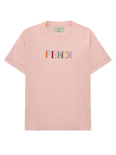 Fendi t-shirt con logo multicolor - fendi - Modalova