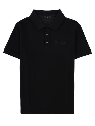 Balmain polo con logo - balmain - Modalova