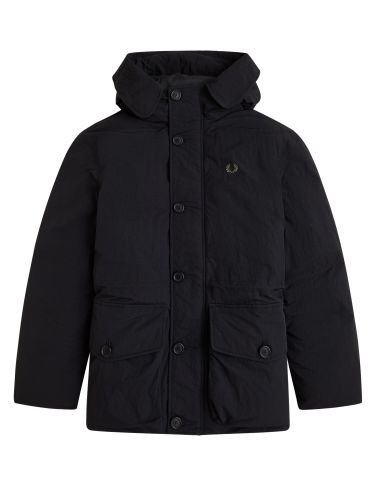 Parka imbottito con cappuccio - fred perry - Modalova