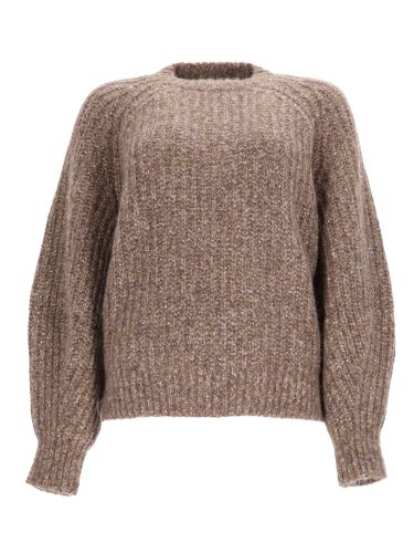 Maglia in misto cashmere e seta - brunello cucinelli - Modalova