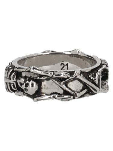 Anello "dancing skeleton" - alexander mcqueen - Modalova