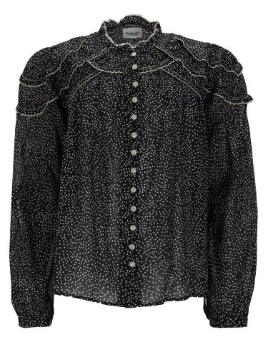 Camicia "christa" in voile di cotone - marant étoile - Modalova