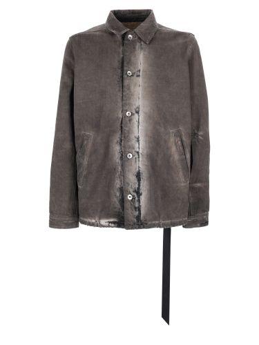 Giacca "brad" in denim - rick owens drkshdw - Modalova