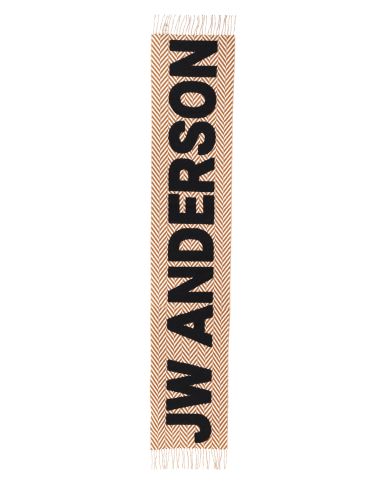 Sciarpa con logo e motivo a spina di pesce - jw anderson - Modalova