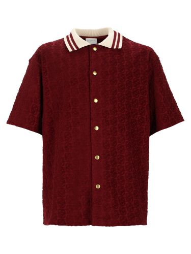 Camicia monogram in cotone - drôle de monsieur - Modalova