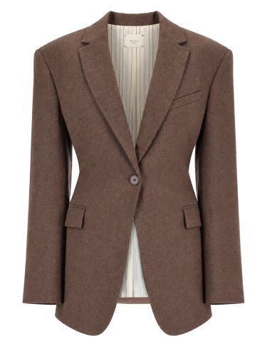 Alysi blazer sagomato in flanella - alysi - Modalova