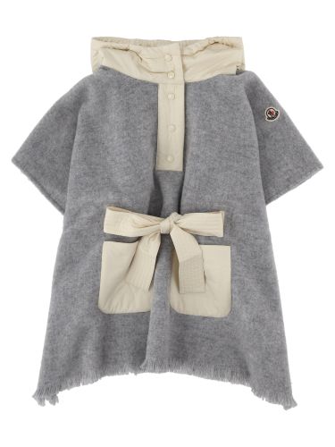 Mantella imbottita con cappuccio - moncler - Modalova