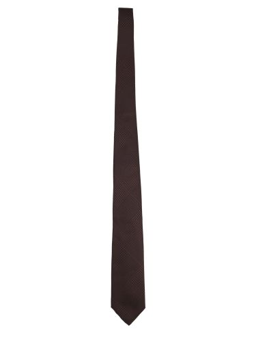 Cravatta in jacquard di seta 8 cm - tom ford - Modalova