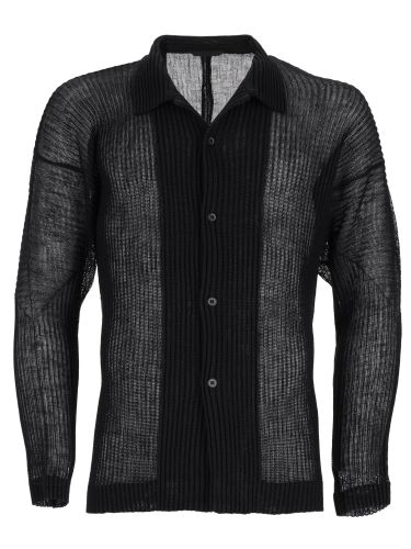 Camicia "rustic mesh" in maglia plissettata - homme plisse issey miyake - Modalova