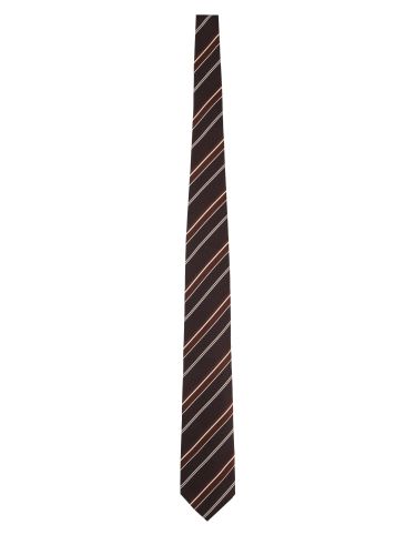 Cravatta in seta a righe diagonali - tom ford - Modalova