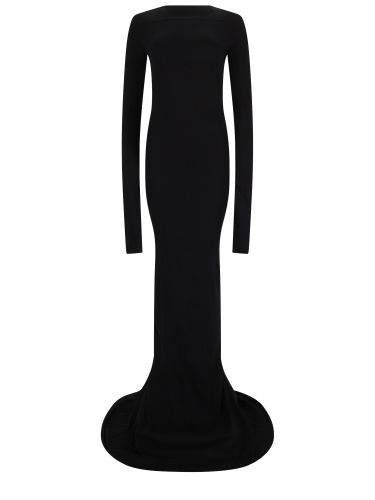 Abito lungo "simple edfu gown" - rick owens drkshdw - Modalova