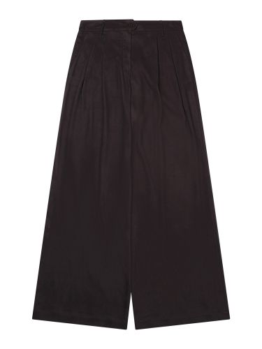 Pantalone con effetto camoscio - alysi - Modalova