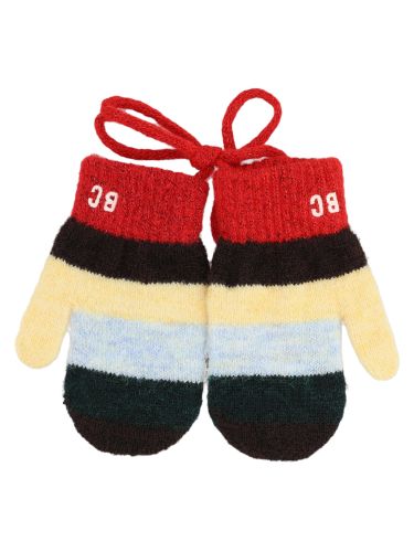 Guanti in maglia a righe - bobo choses - Modalova