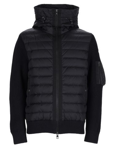 Moncler cardigan imbottito con zip - moncler - Modalova