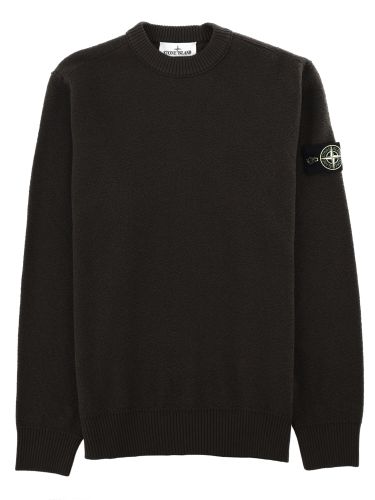 Maglia in lana a costine - stone island - Modalova