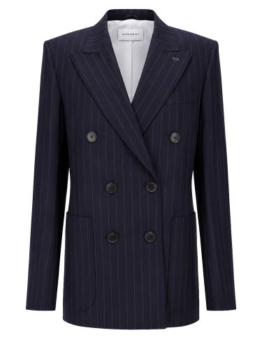 Givenchy giacca doppiopetto in lana - givenchy - Modalova