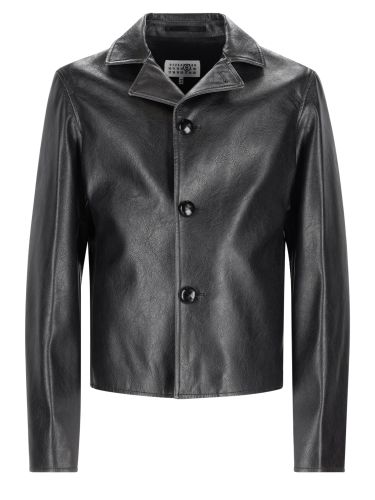 Giacca in similpelle - mm6 maison margiela - Modalova