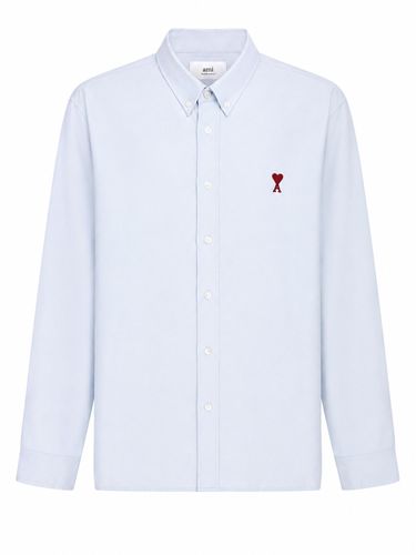 Ami paris camicia con logo - ami paris - Modalova