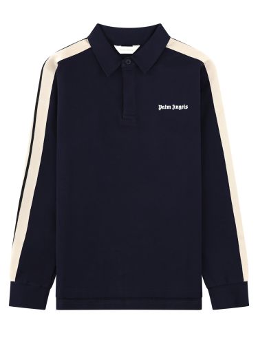 Polo maniche lunghe con bande laterali - palm angels - Modalova