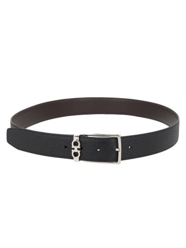 Cintura "gancini" reversibile e regolabile - ferragamo - Modalova