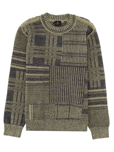 Maglia "patchwork" in cotone - ps by paul smith - Modalova