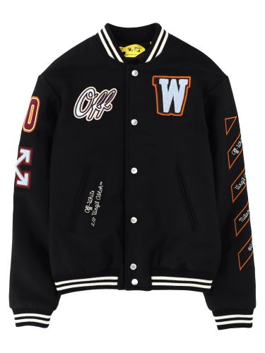 Giacca varsity patch - off-white - Modalova