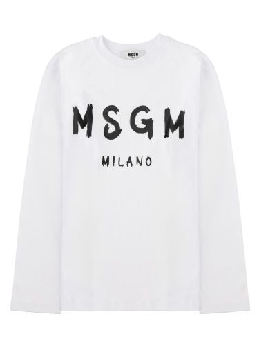 Msgm t-shirt con logo - msgm - Modalova