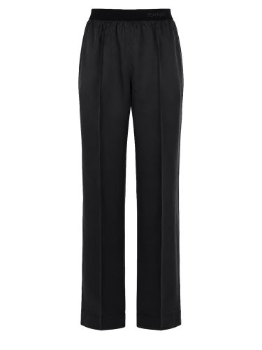 Pantalone pj in raso di seta stretch - tom ford - Modalova