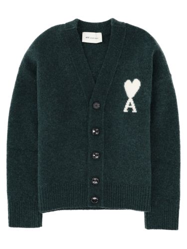 Ami paris cardigan "ami de coeur" - ami paris - Modalova