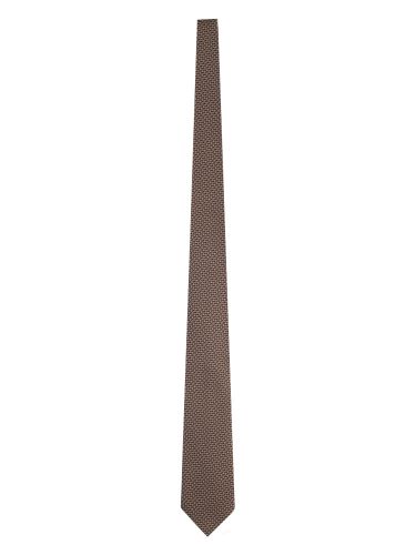 Cravatta in jacquard di seta 8 cm - tom ford - Modalova