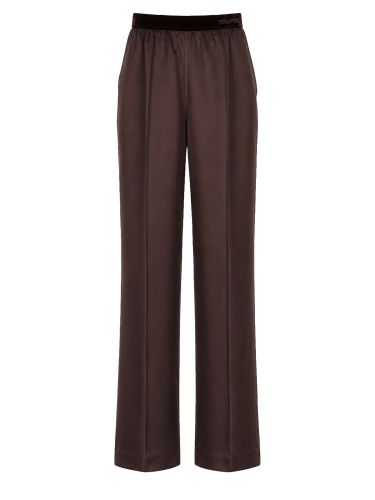 Pantalone pj in raso di seta stretch - tom ford - Modalova