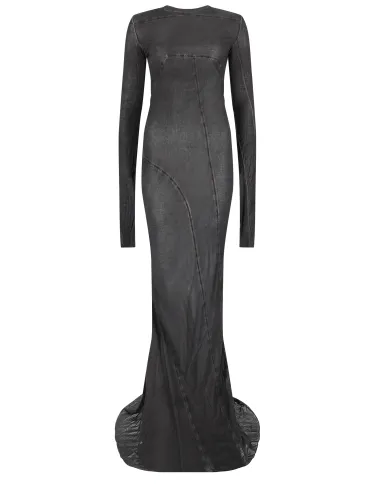 Abito lungo "simple edfu gown" - rick owens drkshdw - Modalova