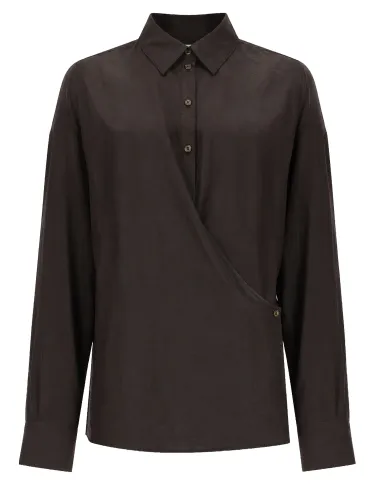 Lemaire camicia "twisted" in seta - lemaire - Modalova