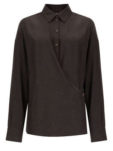 Lemaire camicia "twisted" in seta - lemaire - Modalova